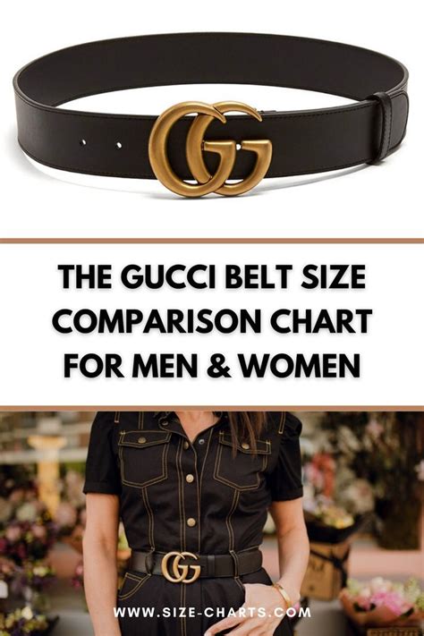 gucci belt size chart woman